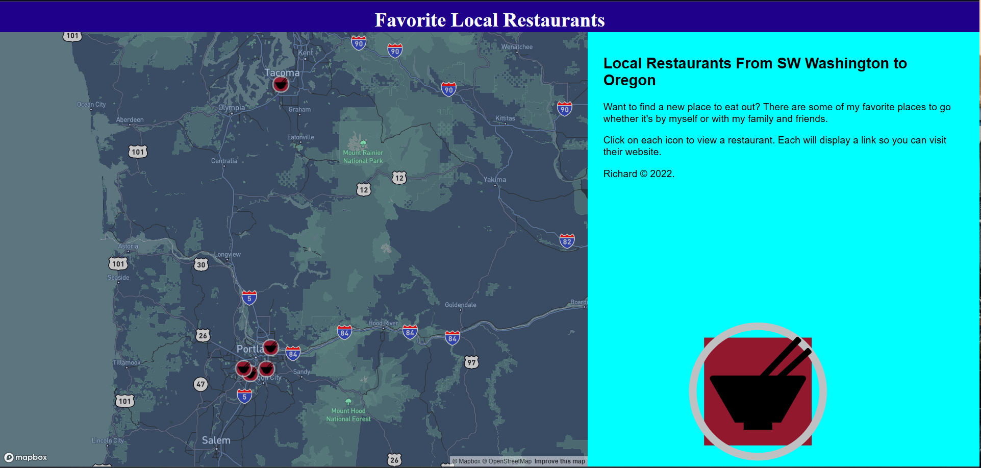 Favorite Local Ramen Restaurants' website